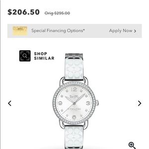 Coach watch women’s monogram